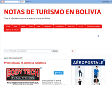 Tablet Screenshot of boliviaviajes.org